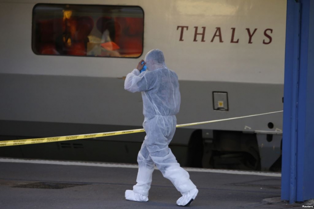 Ritratti wara li kien mwaqqaf l-attentat ta' attakk fuq ferrovija Franċiża l-ġimgħa l-oħra (Ritratt: Voanews) 