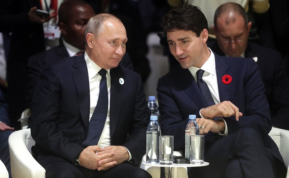 Vladimir Putin - il-President Russu u Justin Trudeau - il-Prim Ministru Kanadiż