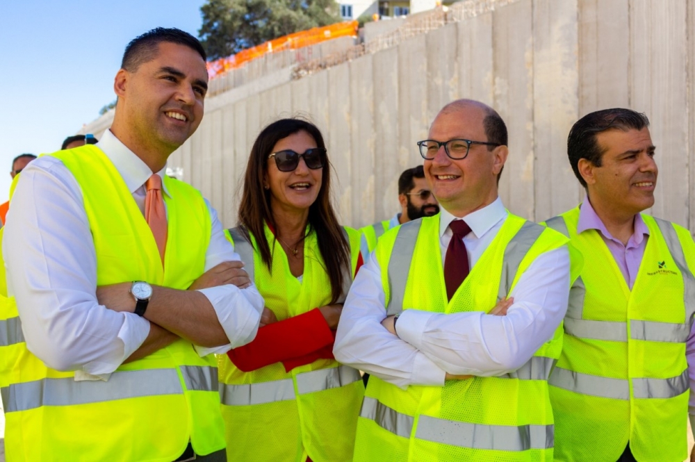 Il-Ministru Ian Birg flimkien mas-Segretarju Parlamentari Steafn Zrinzo Azzopardi