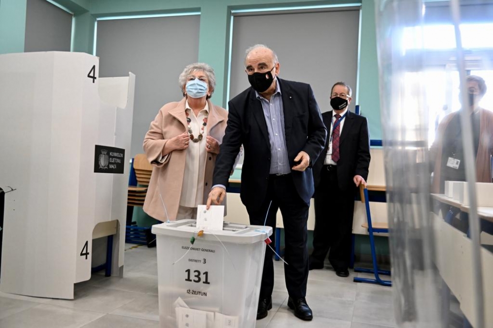 Il-President tar-Repubblika George Vella jivvota