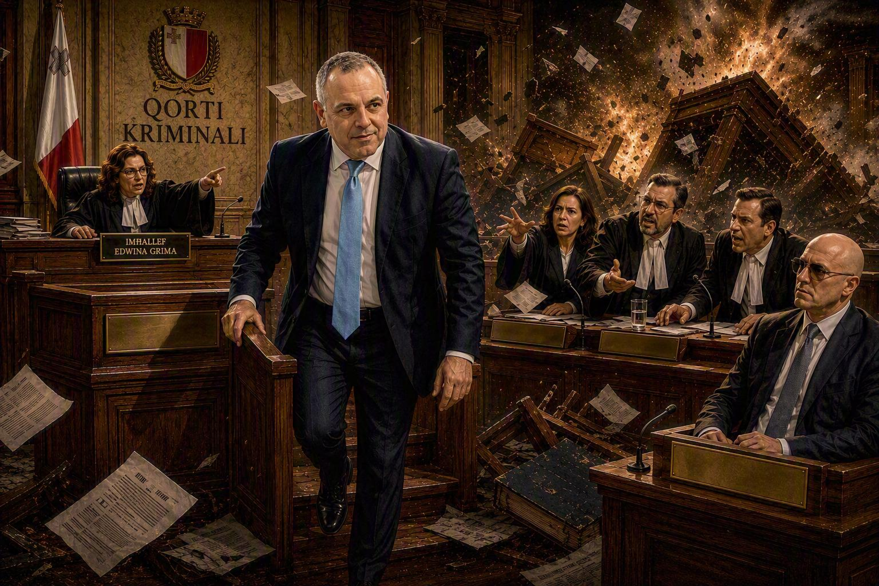 Il-kaos ta' Keith Schembri