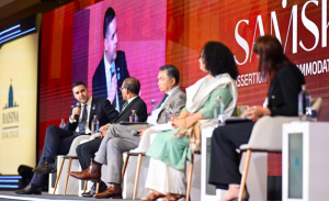 Ian Borg jiltaqa' mal-Prim Ministru tal-Indja Narendra Modi waqt konferenza fi New Delhi