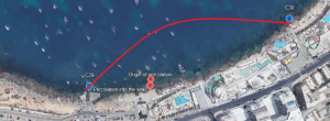 Għawwiema mwissija hekk kif il-baħar ħdejn il-lukanda Qawra Palace huwa kkontaminat
