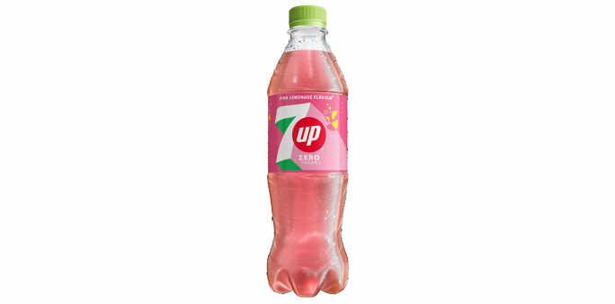 7UP Pink Lemonade Zero Sugar: Xarba rifreskanti b’differenza