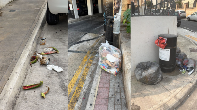 “Xejn ma nbidel”: residenti fis-Swieqi jerġgħu jilmentaw minn munzelli ta’ skart fit-toroq