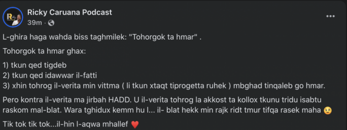Il-post imħassar ta' Briffa