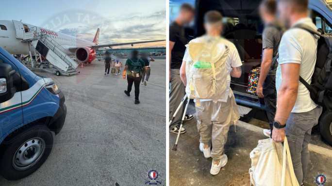 Raġel Taljan imfittex b’rabta ma’ serqa f’Tas-Sliema estradit lejn Malta