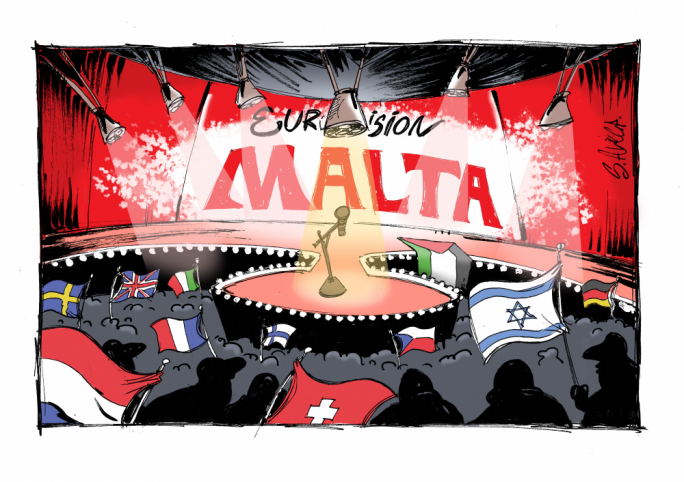 Karikatura ta' Francois Galea