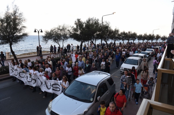 Id-dimostrazzjoni bdiet minn Triq it-Torri | Ritratt James Bianchi