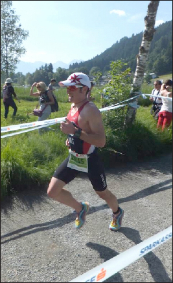 Keith Galea jkompli  jiddomina fit-triathlon