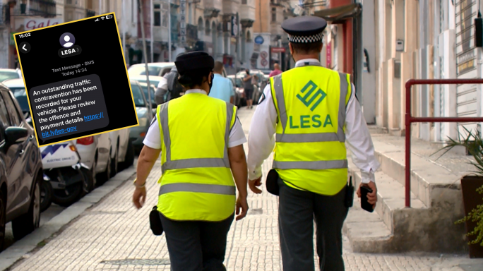 LESA twissi dwar messaġġi qarrieqa marbuta ma’ multi tat-traffiku