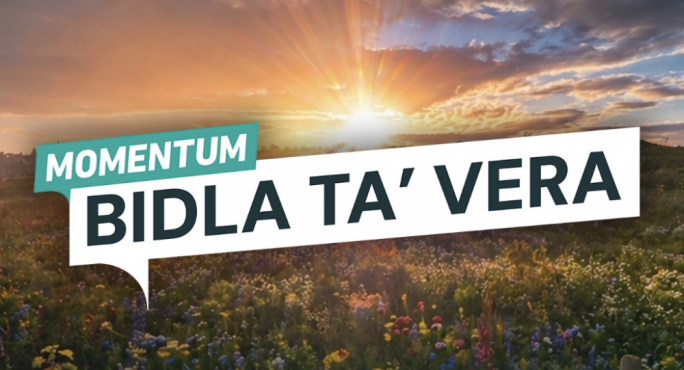 Momentum iniedi l-kampanja elettorali taħt is-slogan bidla ta’ vera