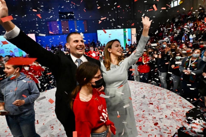 Robert Abela, Lydia Abela u Giorgia Mae