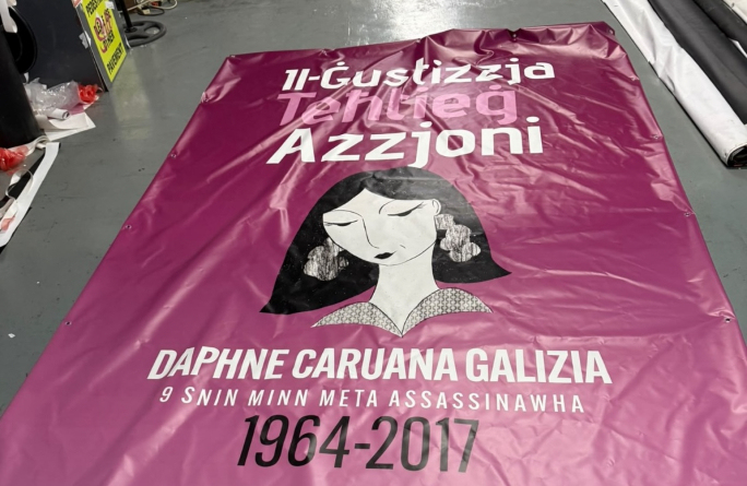Repubblika u Occupy Justice jheddu b’azzjoni legali wara rifjut għal posters ta’ Daphne fil-Belt